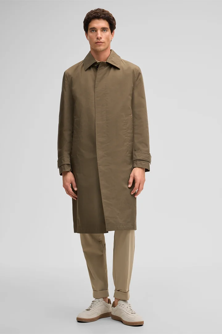 Leidt naar de productdetailpagina „Trenchcoat Barletta, olijfgroen"