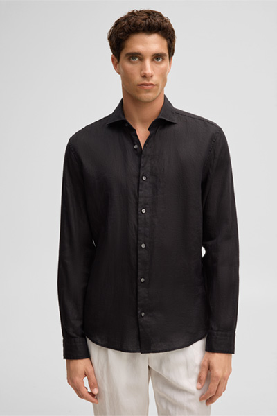 Führt zu Produktdetailseite „Hemd Ceasar, schwarz"