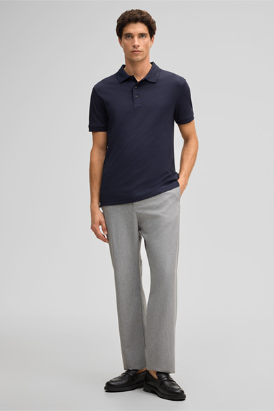 Polo Edgar, marineblauw