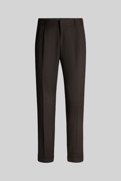Luis Suit Trousers in Dark Brown