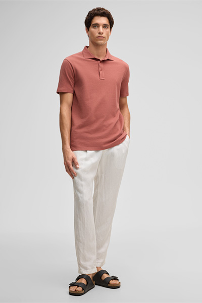 Poloshirt Fisher, rot