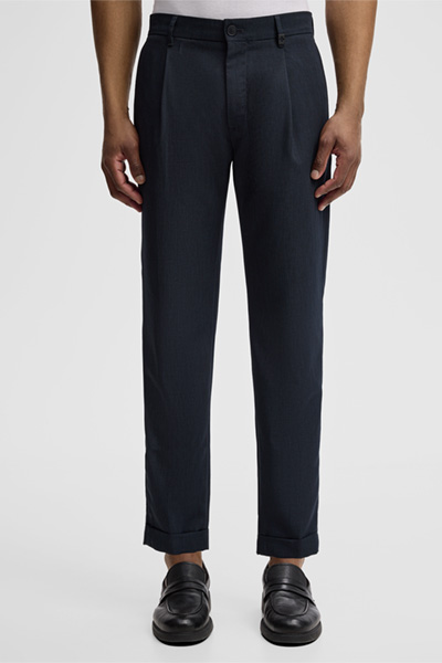 Bundfaltenhose Louis, navy