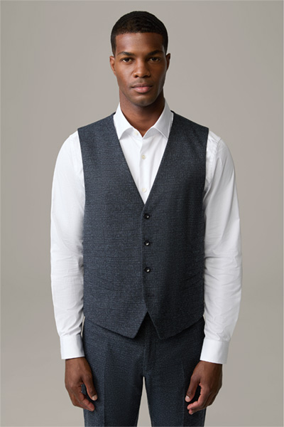 Gyl waistcoat in a navy check