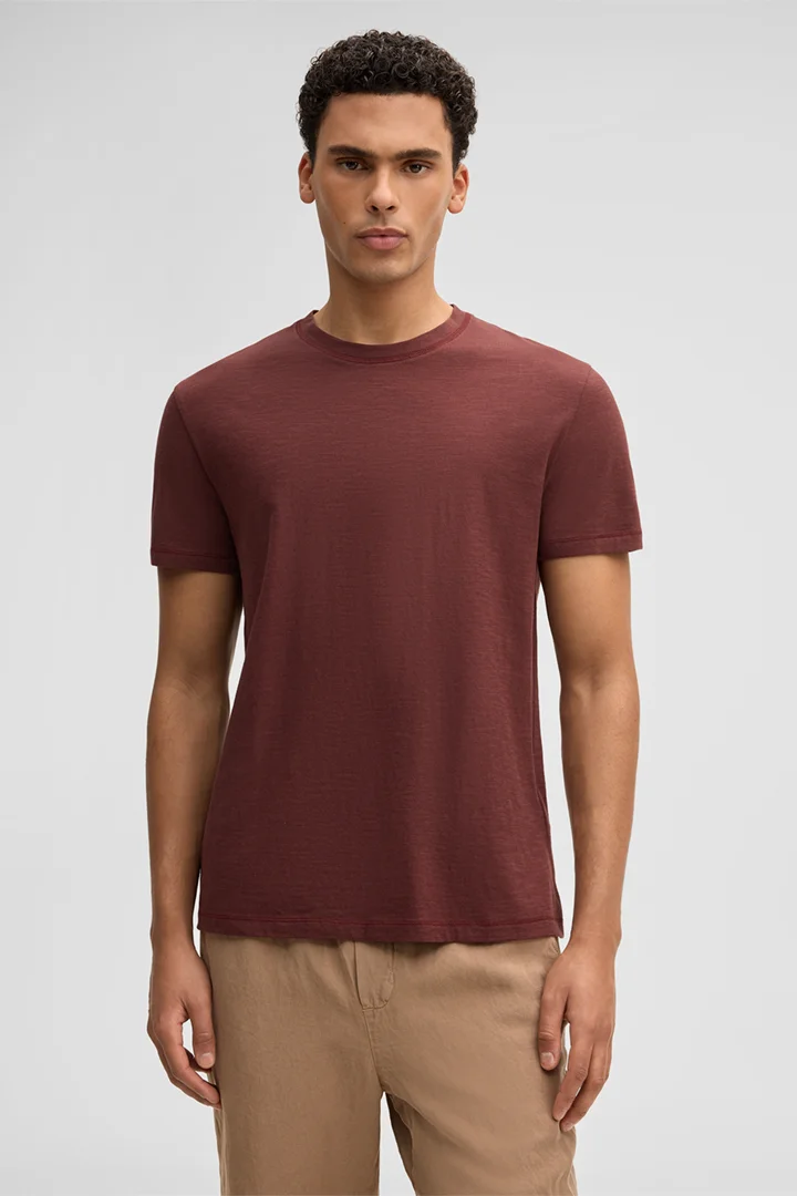 T-Shirt Colin, bordeaux