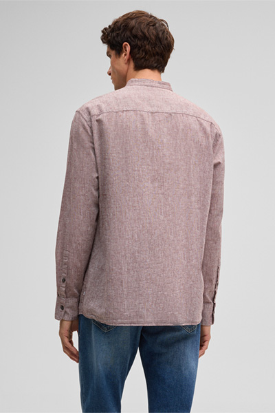 Hemd Calisto, rot meliert