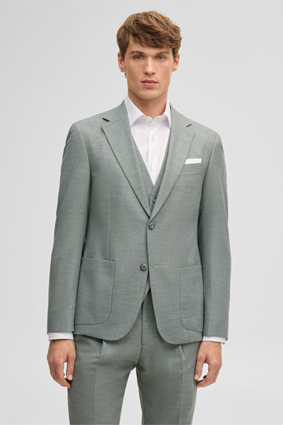 Arndt modular jacket, green