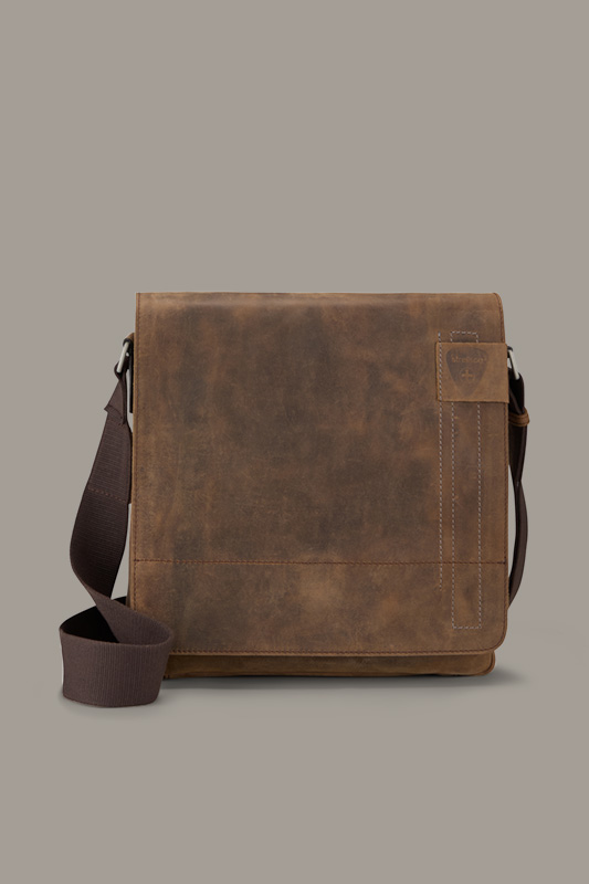 Sac coursier Richmond, marron vintage