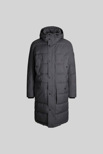 Steppmantel Crasher, grau