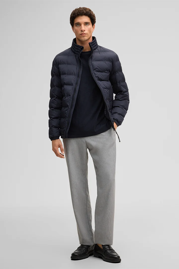 Leads to product detail page "Comiso quilted jacket, navy"