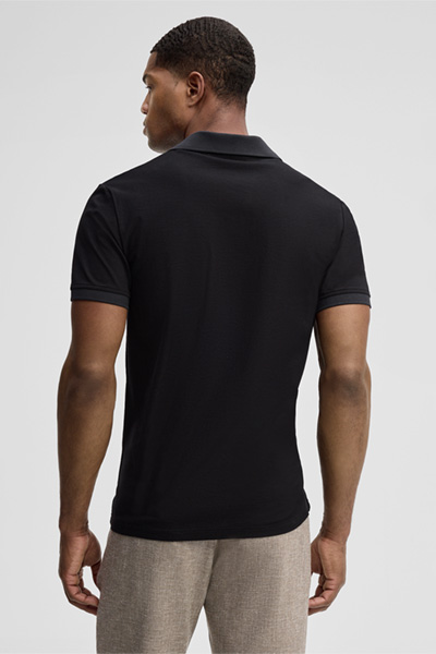 Poloshirt Fisher, schwarz