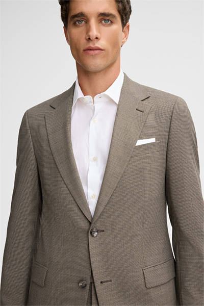 Anzug Alzer-Maury, braun meliert