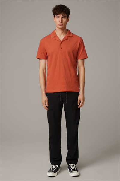 Baumwoll-Poloshirt Rick, orange