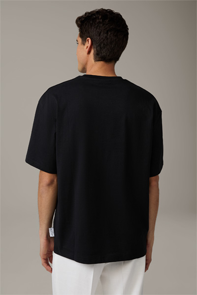 Bio-Baumwoll-T-Shirt Tore, schwarz