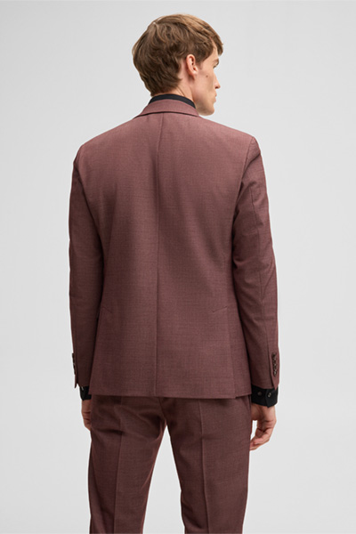 Alzer modular jacket, burgundy red