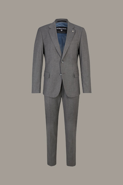 Anzug Caidan Melwin, grau gemustert