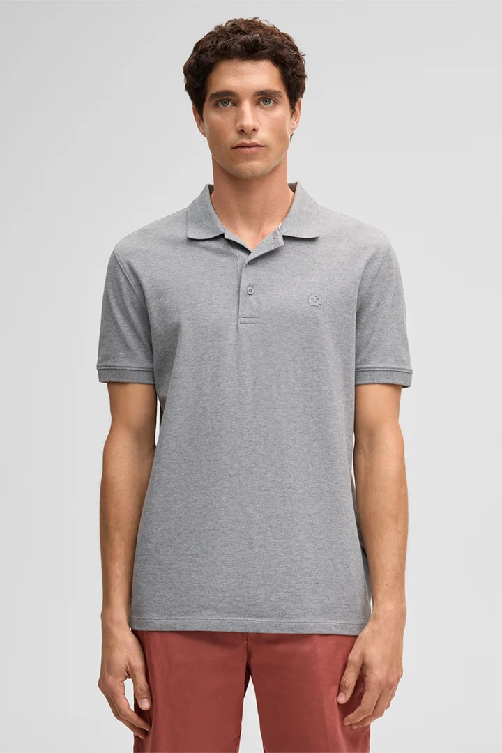 Führt zu Produktdetailseite „Poloshirt Pino, grau"