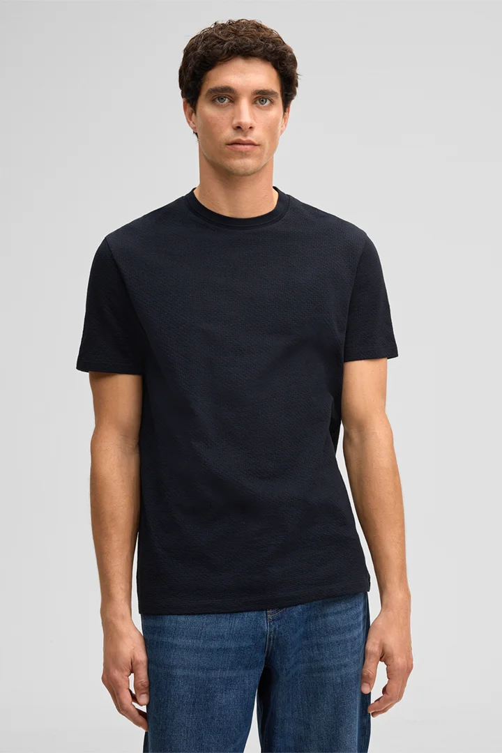 Führt zu Produktdetailseite „T-Shirt Fisher, navy"