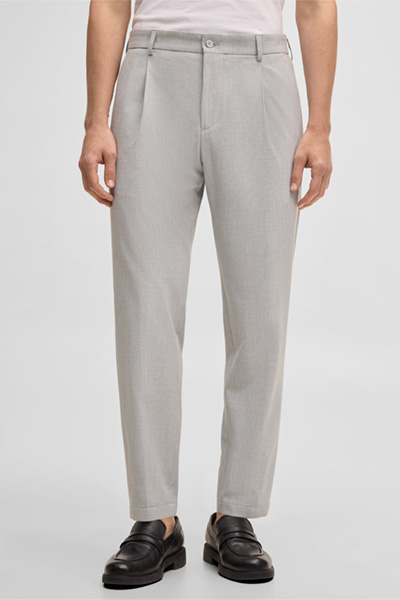 Pantalon de costume modulaire Lois, gris