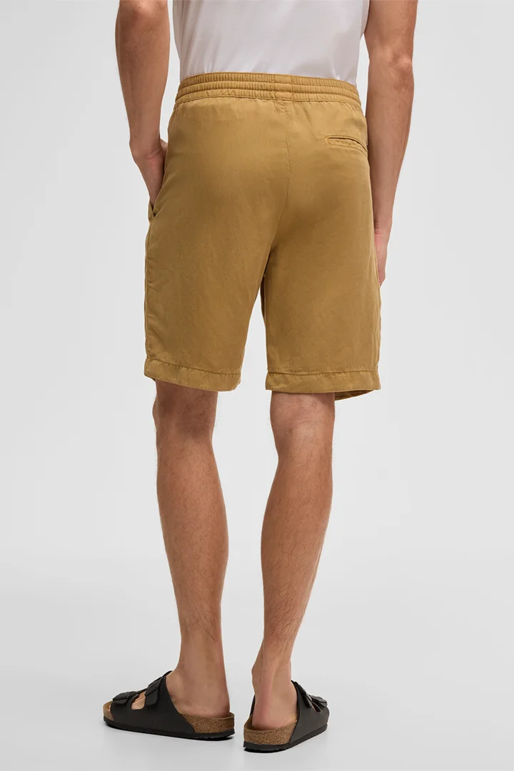Kaji Bermuda Shorts in Mustard Yellow