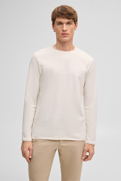 T-shirt à manches longues Prospect, blanc cassé