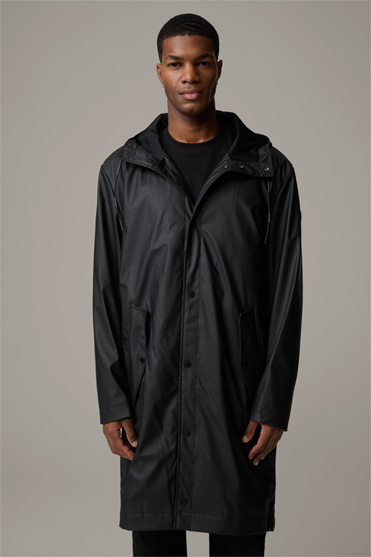 Parka Flex Cross Raincoat, en noir