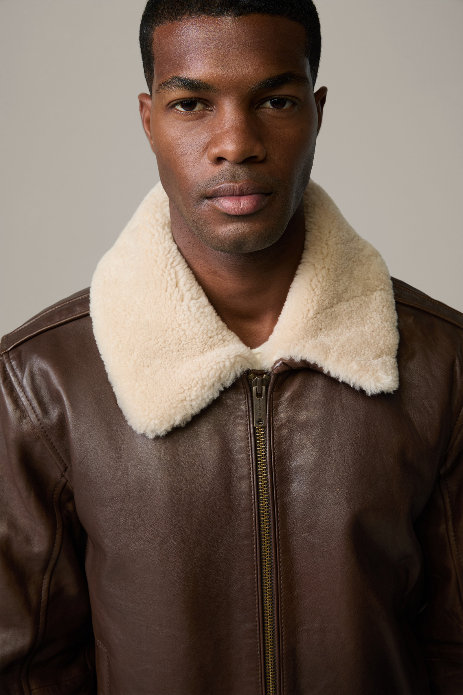 Bikerjacke Lederjacke Mit Fell Asos Object – Lederjacke In Schwarz