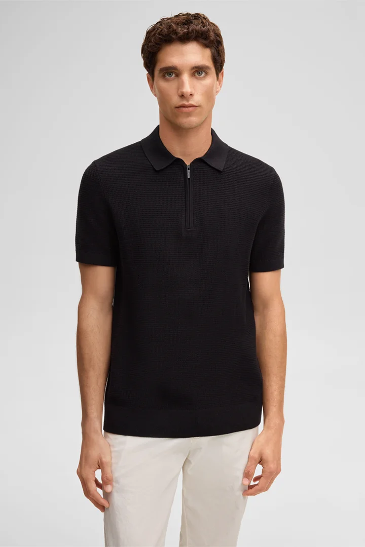 Strellson présente le produit Polo Robas, noir de la catégorie Maille