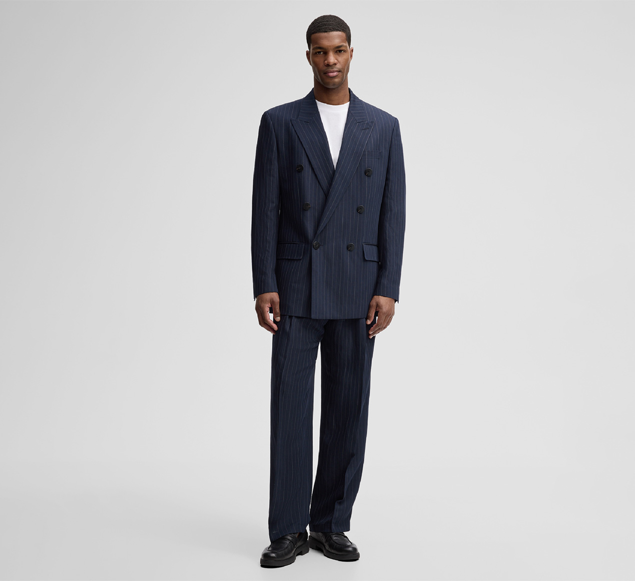 Strellson präsentiert das Produkt Baukasten Sakko Barry, navy gestreift aus der Kategorie Sakkos