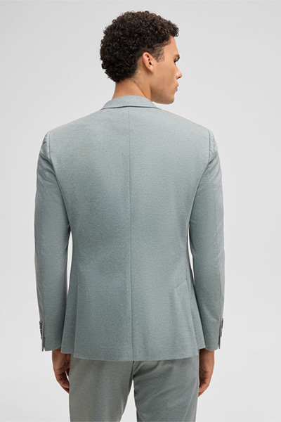 Modulaire jas Arndt, groen gemêleerd