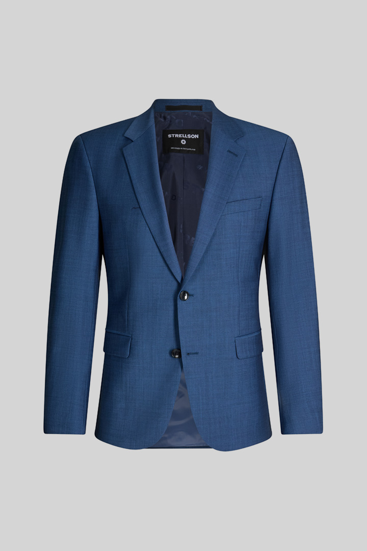 Leads to product detail page "Flex Cross Aidan modular jacket, medium blue marl"