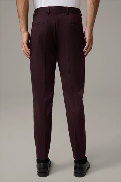 Pantalon de costume modulaire Melwin, bordeaux