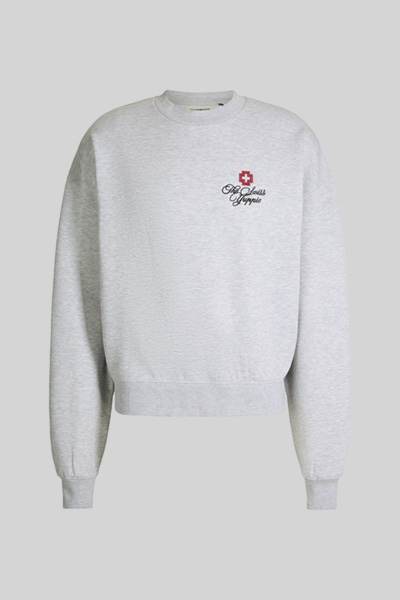 Strellson x Prohibited: The Swiss Yuppie Crew Neck Sweater, grau