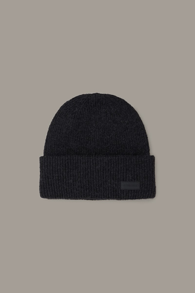 Marten Knitted Hat in Black