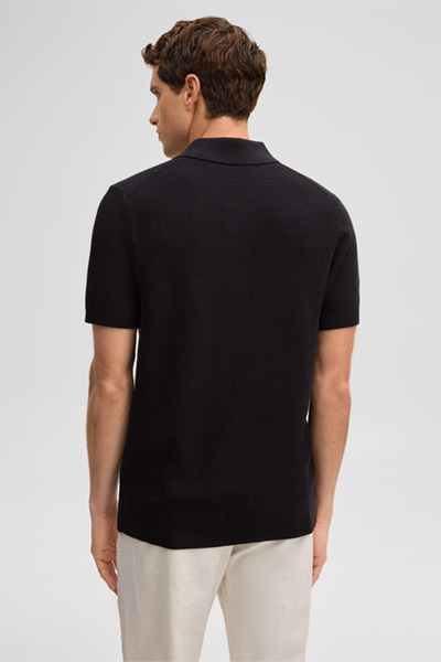 Führt zu Produktdetailseite „Poloshirt Robas, schwarz"