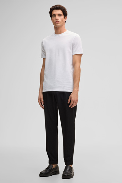 T-Shirt Fisher, weiß