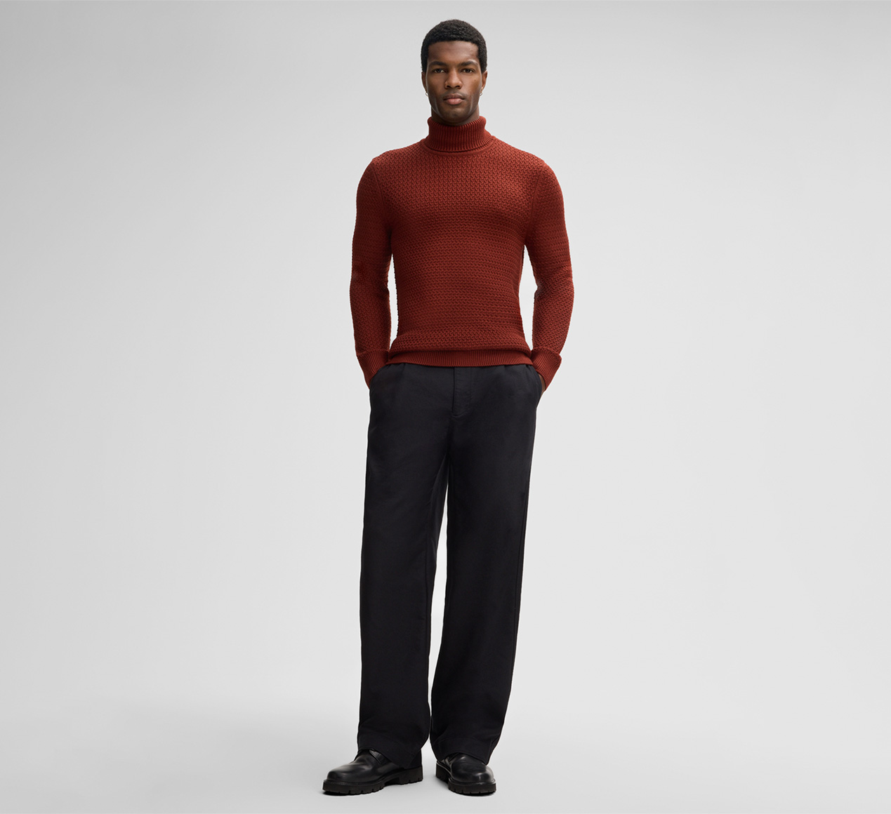 Strellson präsentiert das Produkt Pullover Hamilton, bordeaux aus der Kategorie Strick