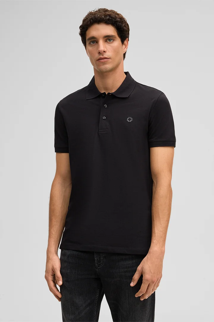 Führt zu Produktdetailseite „Poloshirt Pino, schwarz"