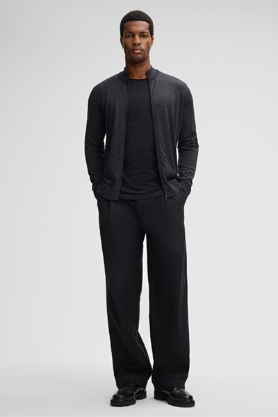 Merino-Strickjacke Marek, anthrazit