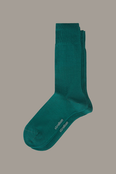 2er Pack Business-Socken, grün