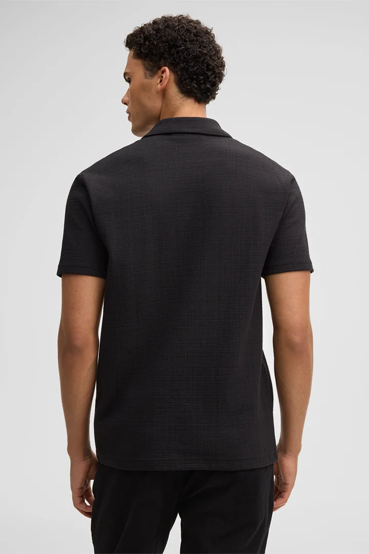 Jersey-Hemd Filip, schwarz