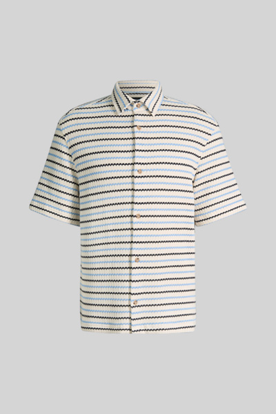 offwhite/blau gestreift