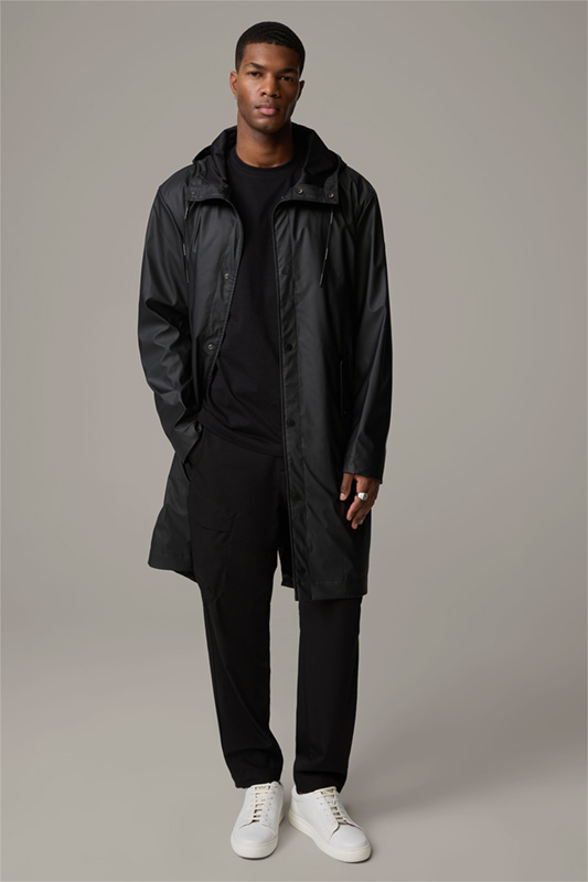 Flex Cross Parka Raincoat, zwart