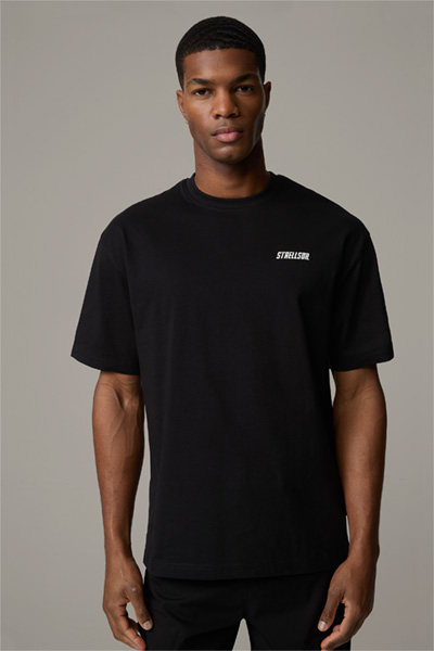Baumwoll-T-Shirt Kane, schwarz