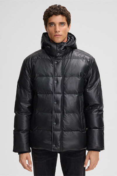 Lederjacke Bodio, schwarz