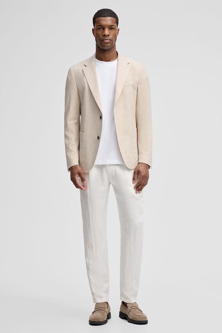 Leads to product detail page "Acon jacket, beige marl"