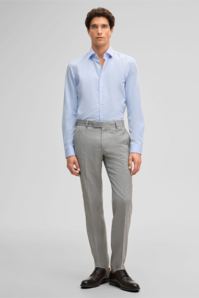 Baumwoll-Hemd Santos, hellblau