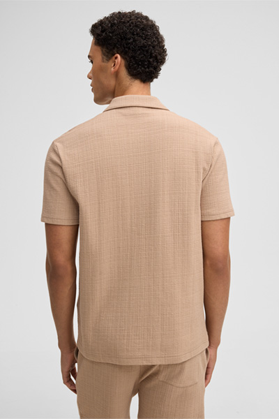 Jersey-Hemd Filip, beige