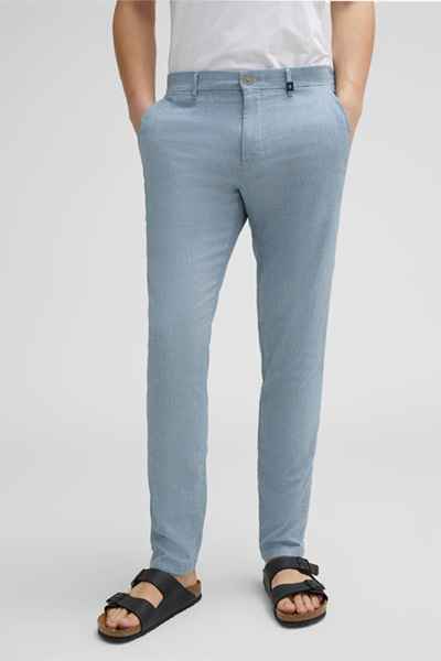 Flex Cross Chino Rion, hellblau meliert