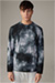Sweatshirt Saro, batik schwarz
