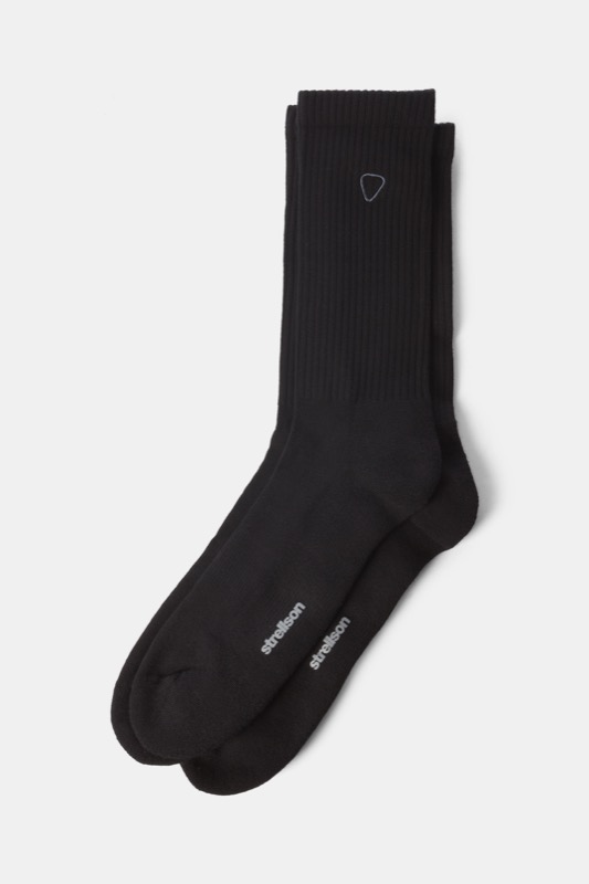 High Top Socken, schwarz